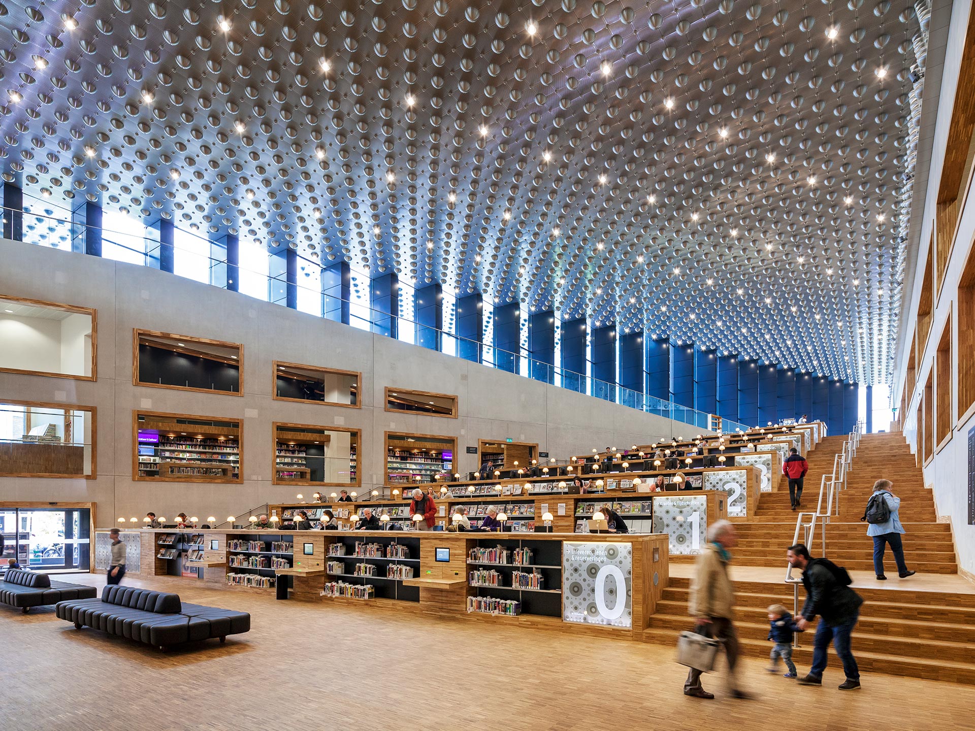 € 26k energiekosten reductie per jaar op verlichting bibliotheek Het Eemhuis